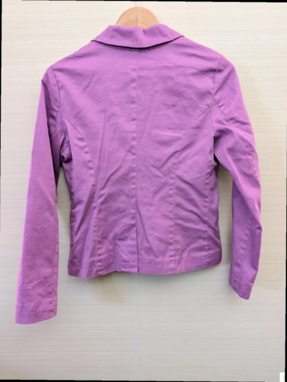 Vintage Y2K Purple Tailored Blazer Fitted Smart Casual Office UK Size s - Picture 3 of 5